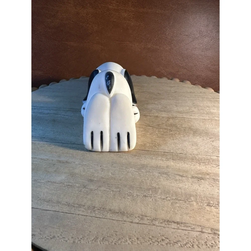 Vtg Snoozing Snoopy Sleeping Dog Vinyl Squeak Toy Peanuts 1958-1966 Rare